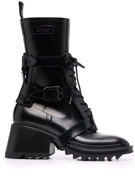 chloe betty boots|chloe harnessed rain boots.